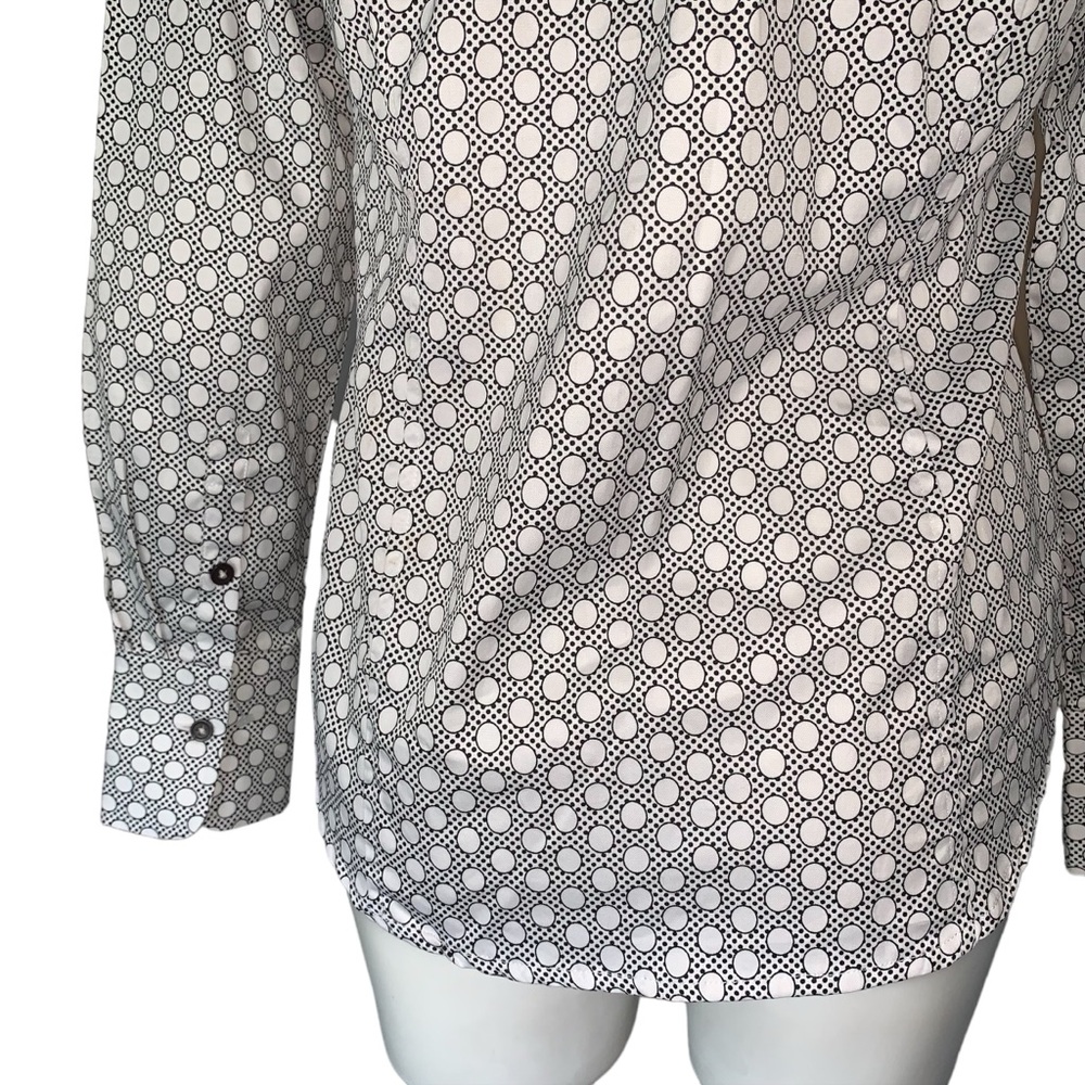 Ben Sherman Polka Dot Mod Flip Cuff Button Down S… - image 8